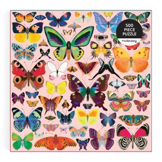 Mudpuppy - Briliáns pillangók puzzle (500 db) - JátékManufaktúra