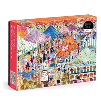 Galison - Őszi termés piaca puzzle (1000 darabos) - JátékManufaktúra