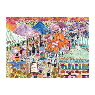 Galison - Őszi termés piaca puzzle (1000 darabos) - JátékManufaktúra