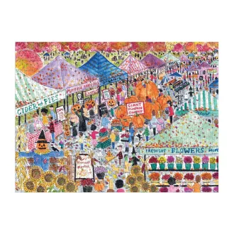 Galison - Őszi termés piaca puzzle (1000 darabos) - JátékManufaktúra