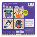 Mudpuppy - Fa puzzle szett (4 db): Halloween - JátékManufaktúra