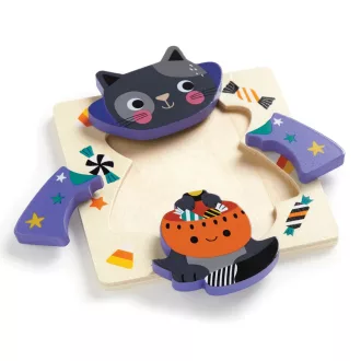 Mudpuppy - Fa puzzle szett (4 db): Halloween - JátékManufaktúra