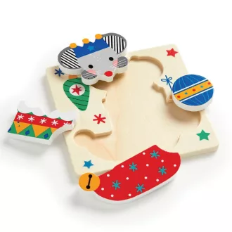 Mudpuppy - Fa puzzle szett (4 db): Karácsony - JátékManufaktúra