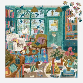 Galison Délután a könyvesboltban puzzle, 500 darabos
