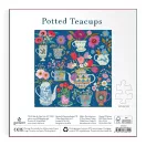 Galison Victoria Ball: Virágos csészék fóliás puzzle, 500 darabos