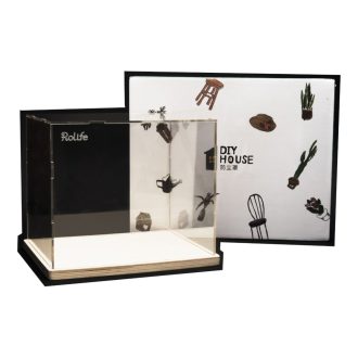 RoboTime - Plexi vitrin miniatűr házikókhoz - JátékManufaktúra