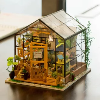 RoboTime - Miniatűr házikó: Üvegház - JátékManufaktúra