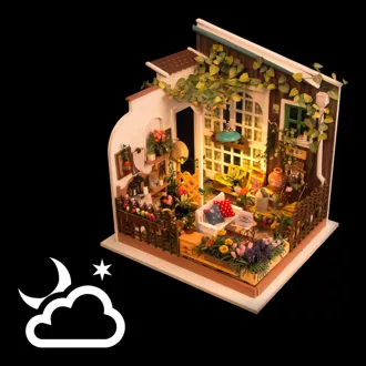 RoboTime - Miniatűr házikó: Kerthelyiség - JátékManufaktúra