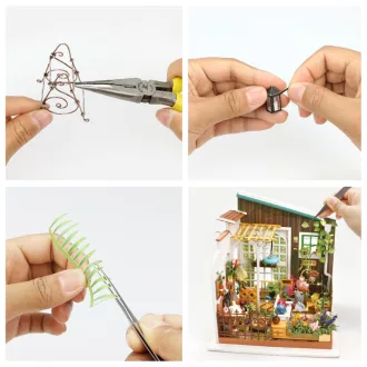 RoboTime - Miniatűr házikó: Kerthelyiség - JátékManufaktúra