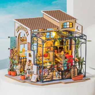 RoboTime - Miniatűr házikó: Virágüzlet - JátékManufaktúra