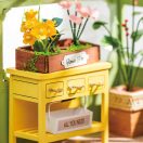 RoboTime - Miniatűr házikó: Tavaszi találkozás virágai - JátékManufaktúra