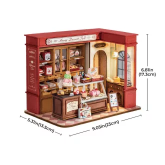 RoboTime - Miniatűr házikó: Mézes cukrászda - JátékManufaktúra