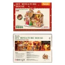 RoboTime - 3D fa miniatűr ház: Mézeskalács házikó - JátékManufaktúra
