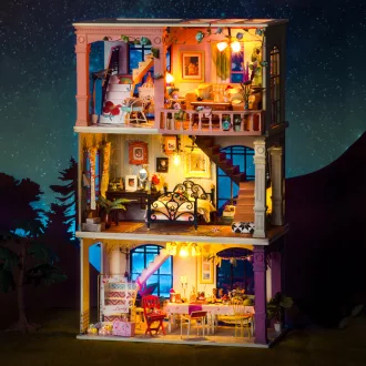 RoboTime - Miniatűr házikó: Tetőtéri vacsorázó - JátékManufaktúra
