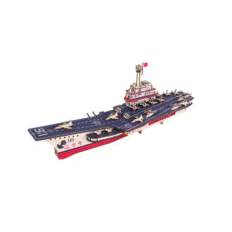 Woodcraft Drevené 3D puzzle Lietadlová loď Liaoning