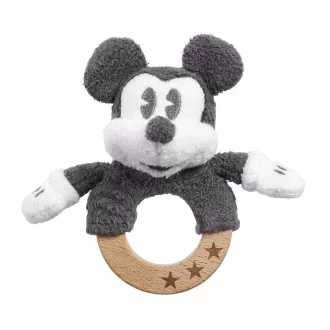 Rainbow Mickey Mouse fa/plüss csörgő - JátékManufaktúra