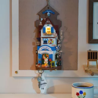 RoboTime - Miniatűr házikó (akasztható): Szigetvilla - JátékManufaktúra