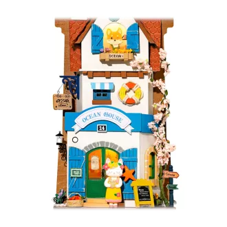 RoboTime - Miniatűr házikó (akasztható): Szigetvilla - JátékManufaktúra