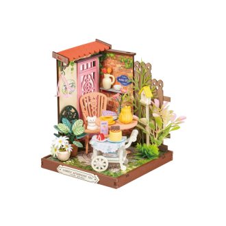 RoboTime - Miniatűr házikó: Kerti teasarok - JátékManufaktúra