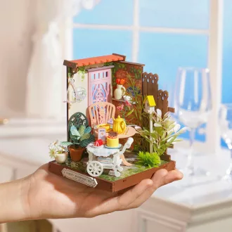RoboTime - Miniatűr házikó: Kerti teasarok - JátékManufaktúra