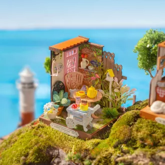 RoboTime - Miniatűr házikó: Kerti teasarok - JátékManufaktúra