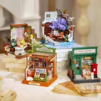 RoboTime - Miniatűr házikó: Könyvesbolt - JátékManufaktúra