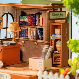 RoboTime - Miniatűr házikó: Könyvesbolt - JátékManufaktúra