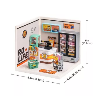 RoboTime - Miniatűr házikó: Készletbolt - JátékManufaktúra