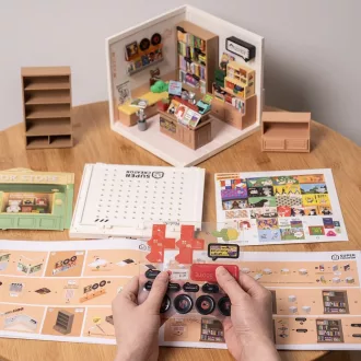 RoboTime - Miniatűr házikó: Elbűvölő könyvesbolt - JátékManufaktúra