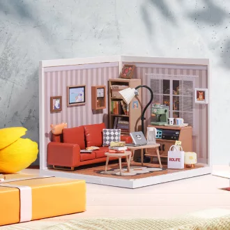 RoboTime - Miniatűr házikó: Meghitt nappali - JátékManufaktúra