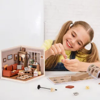 RoboTime - Miniatűr házikó: Meghitt nappali - JátékManufaktúra