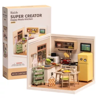RoboTime - Miniatűr házikó: Happy Meals konyha - JátékManufaktúra