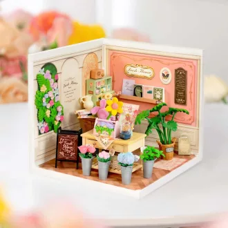 RoboTime - Miniatűr ház: Fresh Flower virágbolt - JátékManufaktúra