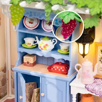 RoboTime - 3D fa miniatűr ház: Nyári veranda - JátékManufaktúra