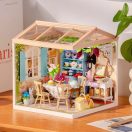 RoboTime - 3D fa miniatűr ház: Nyári veranda - JátékManufaktúra