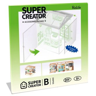 RoboTime - Miniatűr házikóhoz: B-típusú oldalfal - JátékManufaktúra