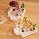 RoboTime - 3D fa készlet, Miniház bővítés: terasz hintával