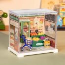 RoboTime - 3D fa miniatűr ház: Mini zöldséges - JátékManufaktúra