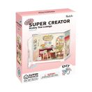 RoboTime - 3D fa miniatűr ház: Mini mézes teaház - JátékManufaktúra