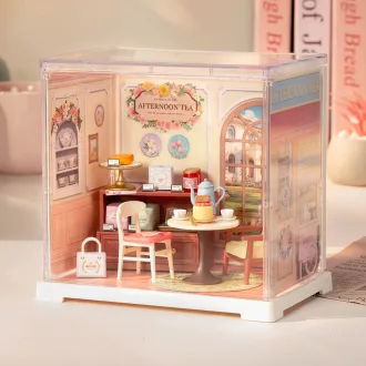 RoboTime - 3D fa miniatűr ház: Mini mézes teaház - JátékManufaktúra