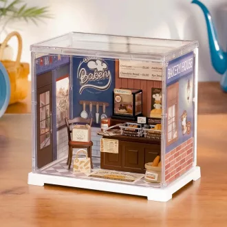 RoboTime - 3D fa miniatűr ház: Mini pékség - JátékManufaktúra
