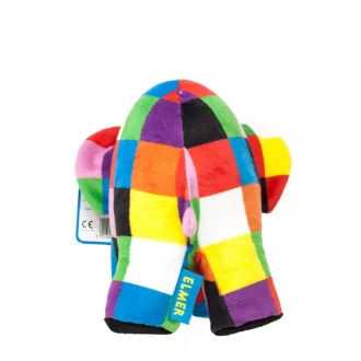 Rainbow Elmer plüssfigura - színes elefánt - JátékManufaktúra
