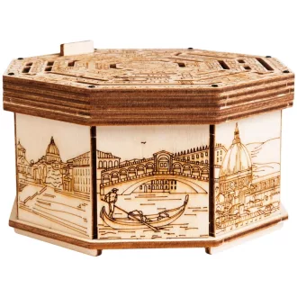 EscapeWelt - Fa logikai játék Titkos útvesztő doboz - JátékManufaktúra