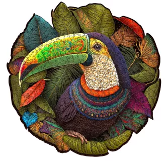 EscapeWelt - Fa puzzle Tukán 500 db - JátékManufaktúra