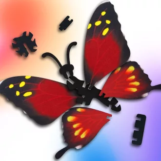EscapeWelt - 3D fa puzzle Pillangó - JátékManufaktúra