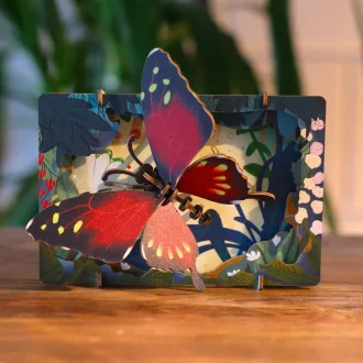 EscapeWelt - 3D fa puzzle Pillangó - JátékManufaktúra