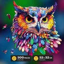 EscapeWelt - Fa puzzle Bagoly 300 db - JátékManufaktúra