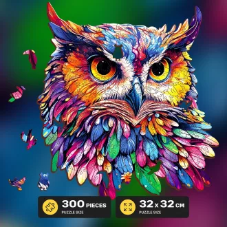 EscapeWelt - Fa puzzle Bagoly 300 db - JátékManufaktúra