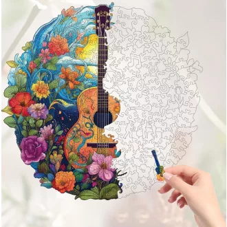 EscapeWelt - Fa puzzle Gitár 200 db - JátékManufaktúra