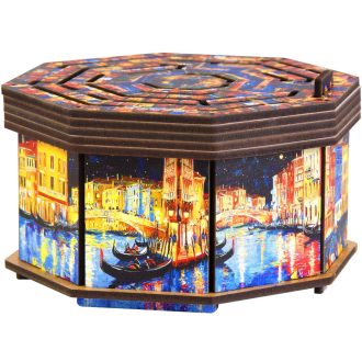 EscapeWelt - Fa logikai játék Art Secret Maze Box - JátékManufaktúra